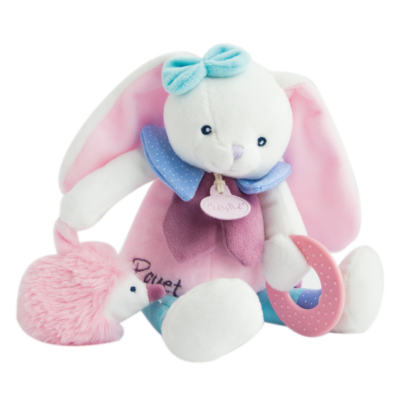 Berry lapin pantin dactivité rose bleu hérisson 